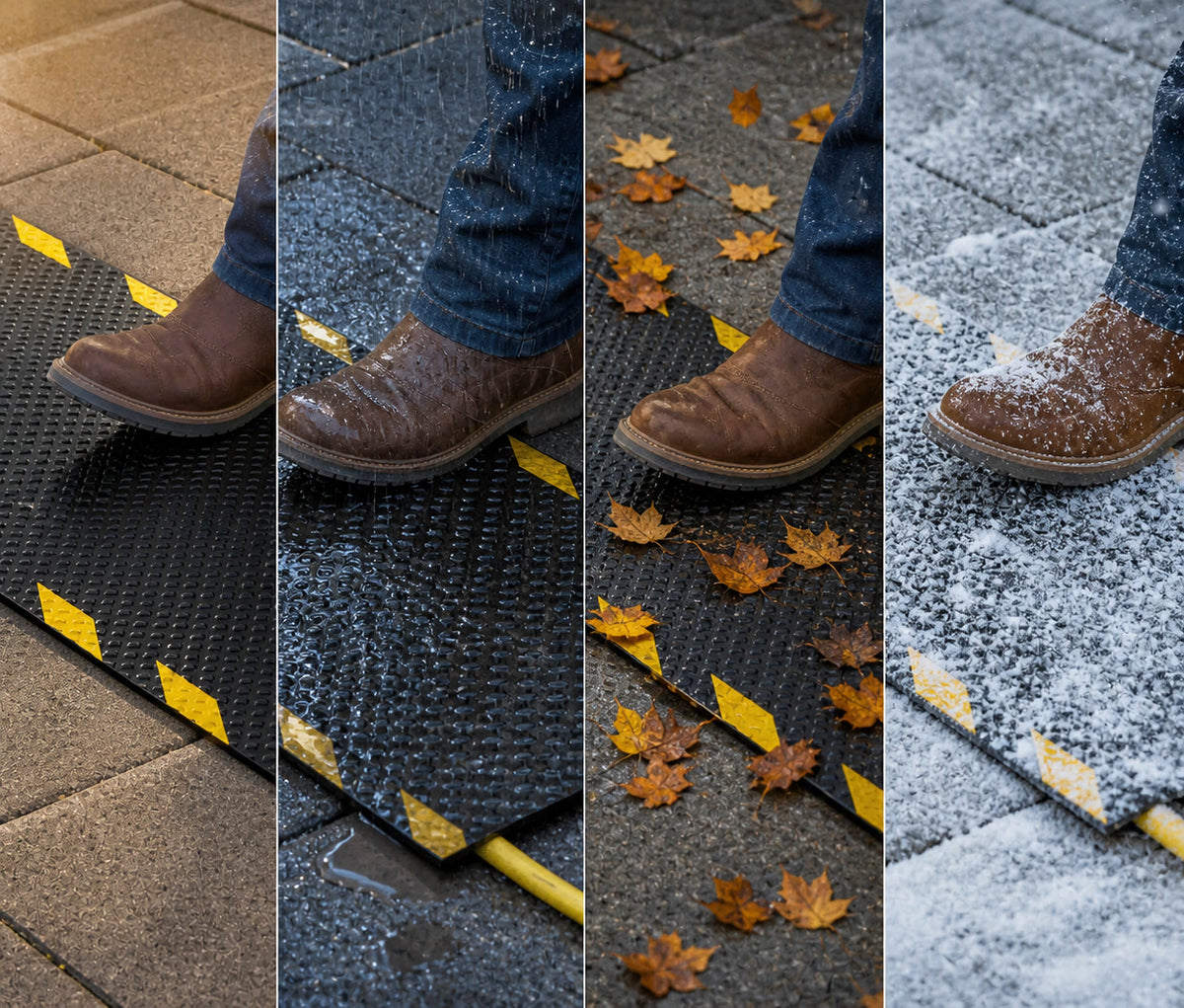Premium Anti-Slip Kabelmat incl Opbergband